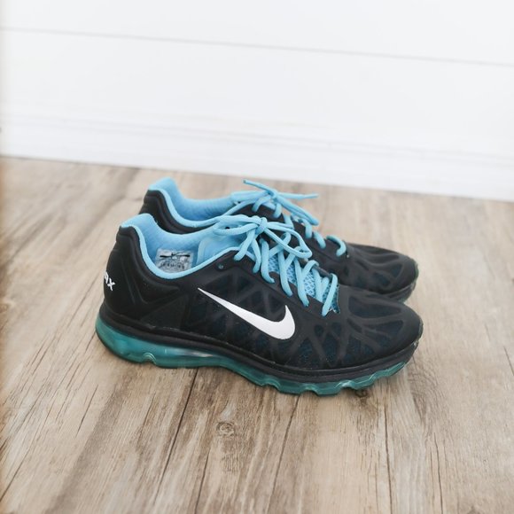 Nike Other - Nike Air Max+ 2011 Black/Chlorine Blue